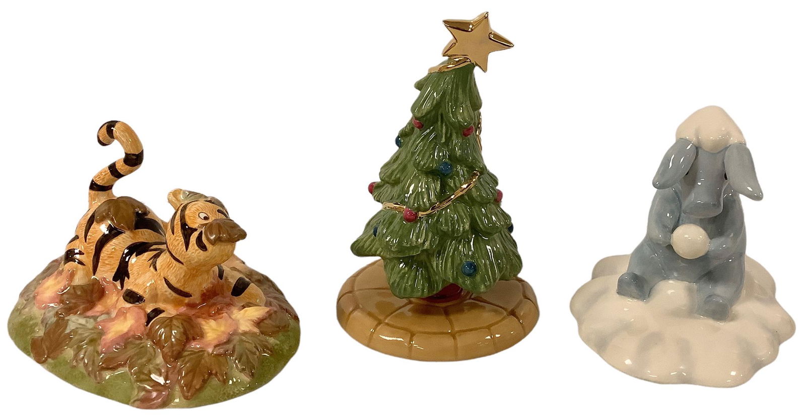 Lot of (3) Royal Doulton "Winnie the Pooh" figurine collection including "the most perfect tree in (1 of 3)