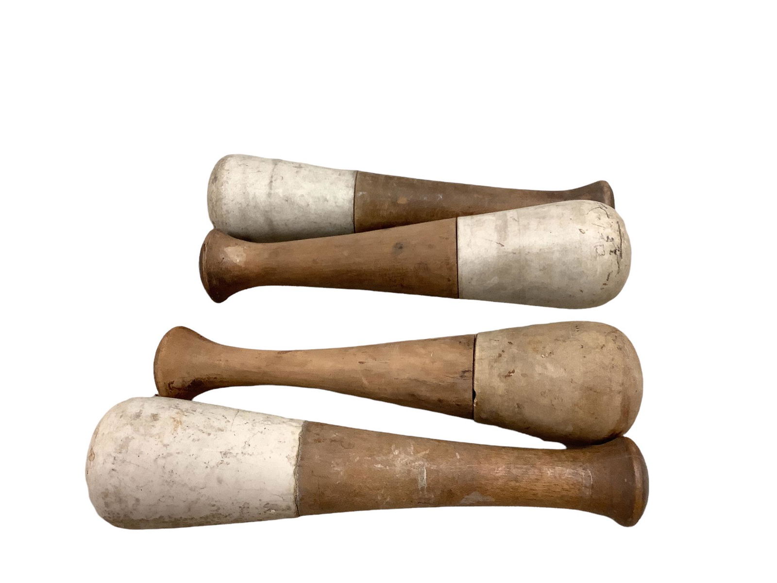 4 vintage apothecary pestles - all 11” long. (1 of 1)