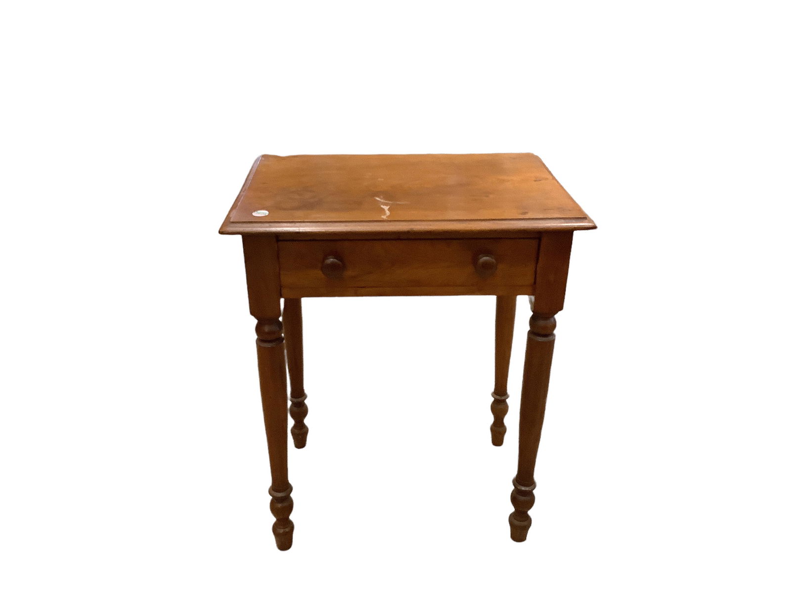 Sheraton walnut one drawer stand, 24" x 17.5" x 29". (1 of 1)