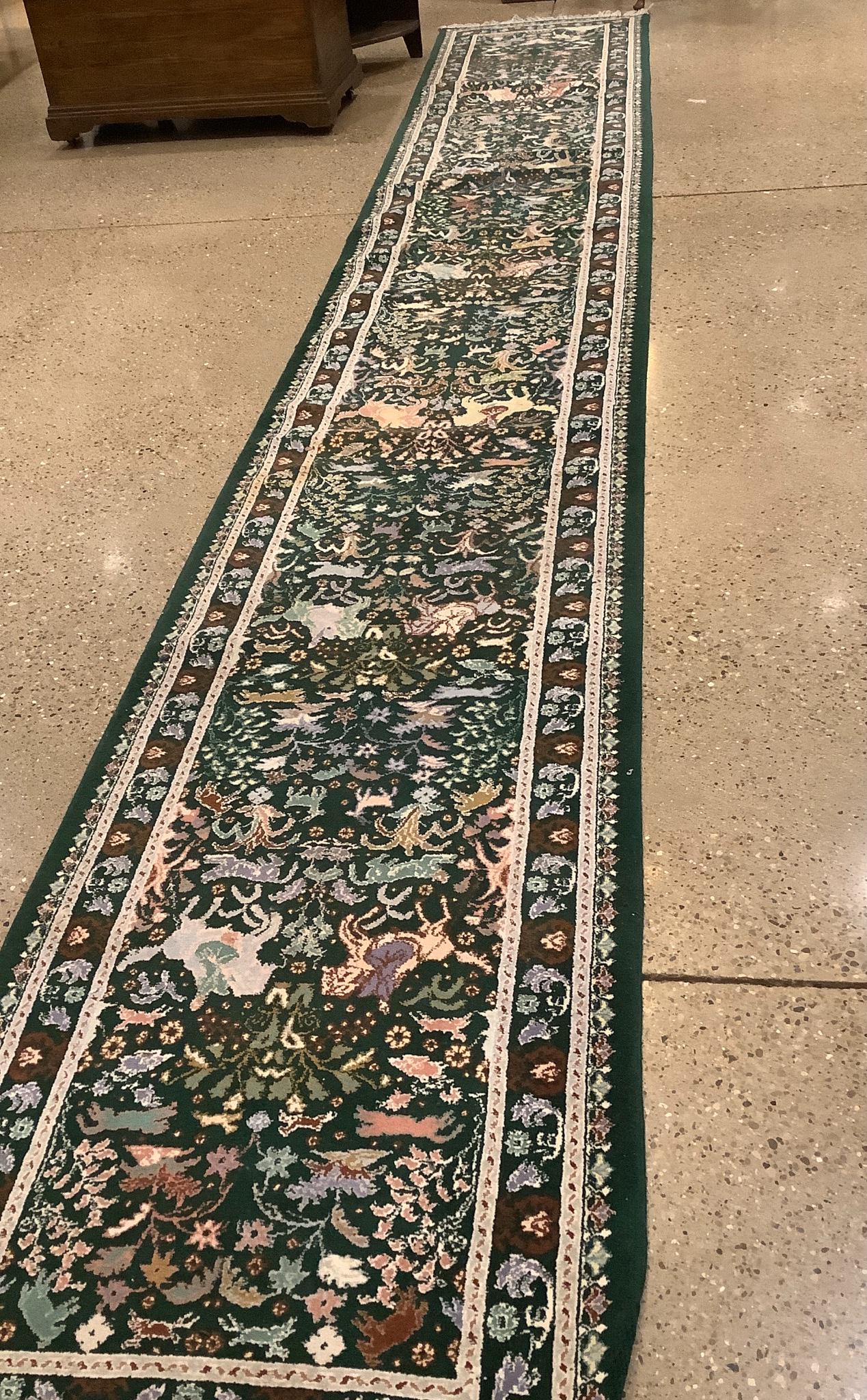 Oriental rug, runner 3'x20': Oriental rug, runner 3'x20'