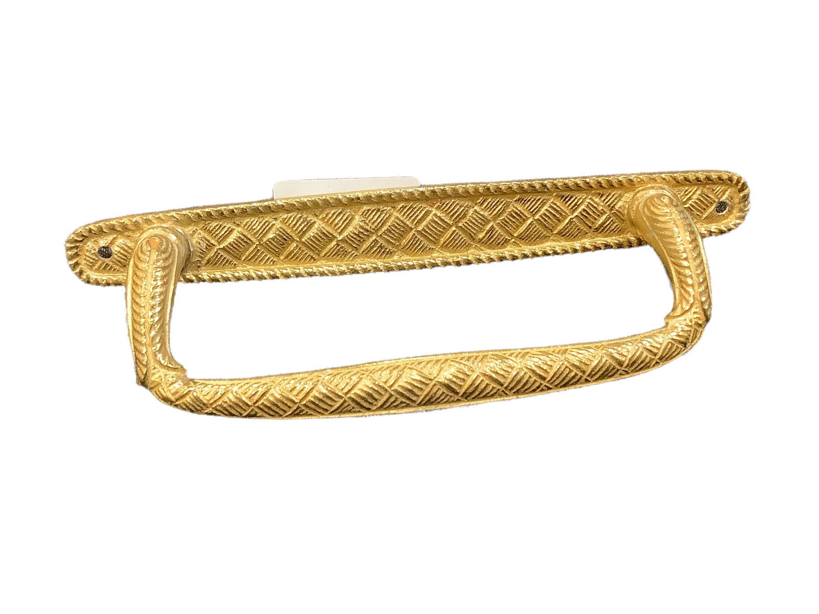 Sherle Wagner Handle. 22 kt gold plated solid brass.: Sherle Wagner Handle. 22 kt gold plated solid brass.