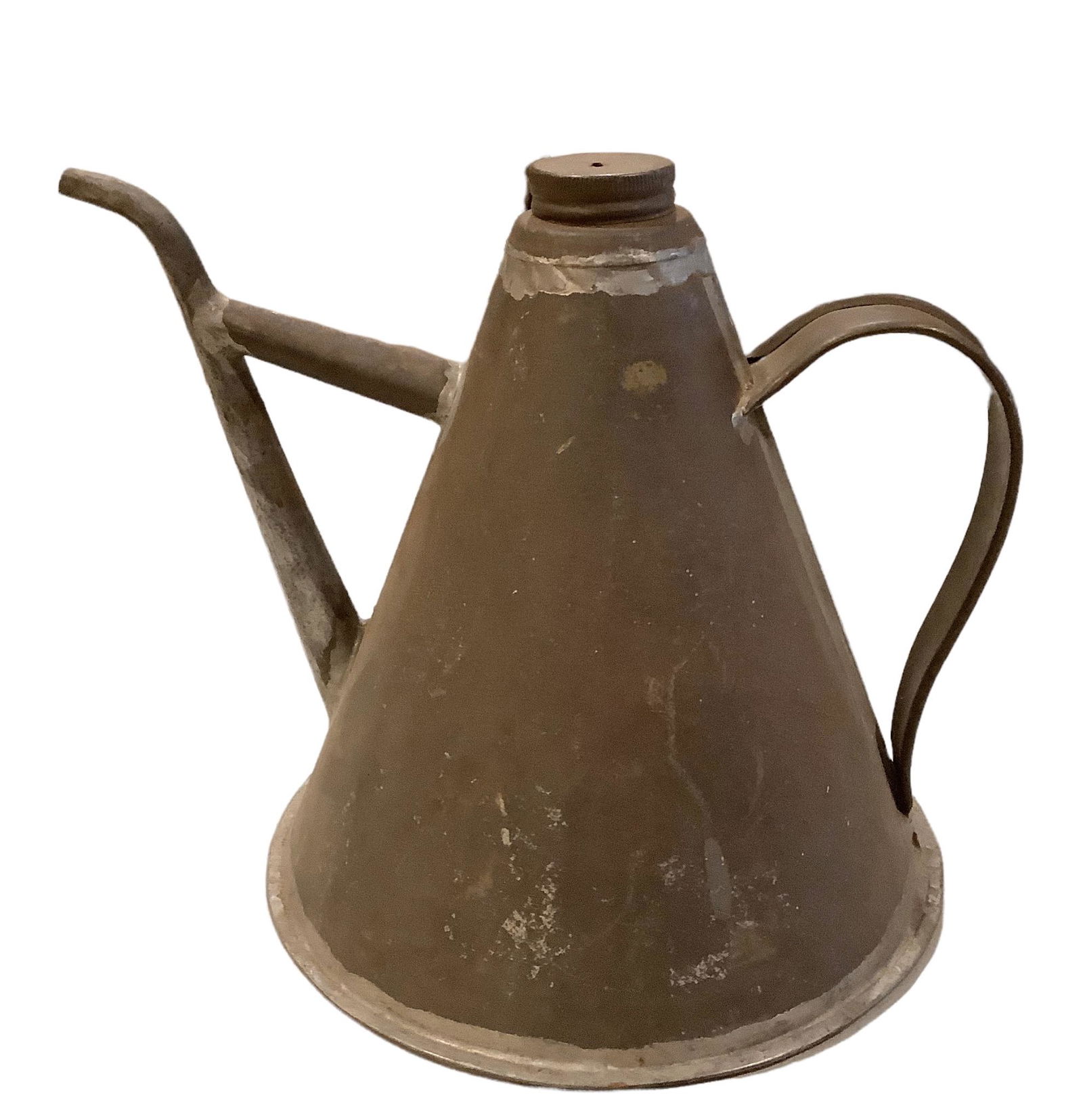 Shaker Tin Oil Lamp Filler, well made with quality tinsmithing and great form. Measures 8 1/2 (1 of 3)