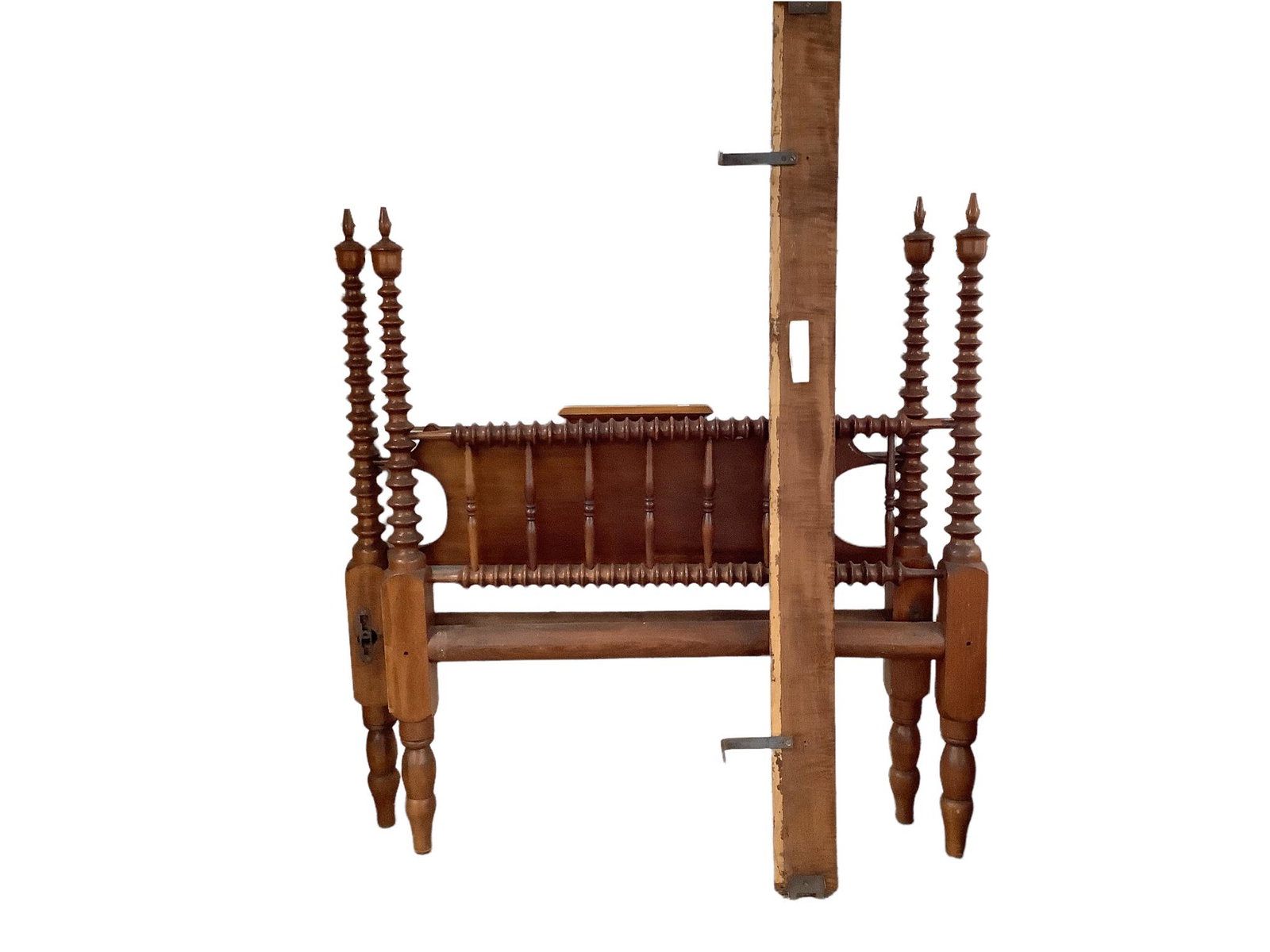 Spool antique bed, 52.5" wide: Spool antique bed, 52.5" wide