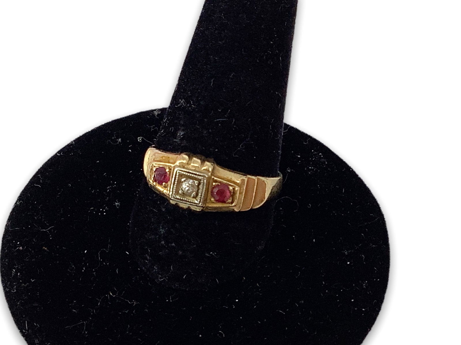 14kt Yellow Gold Ring with Gemstones (1 of 3)