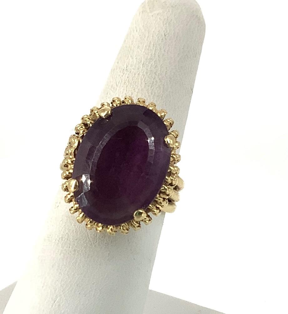 Vintage 14kt Yellow Gold & Gemstone Ring (1 of 5)
