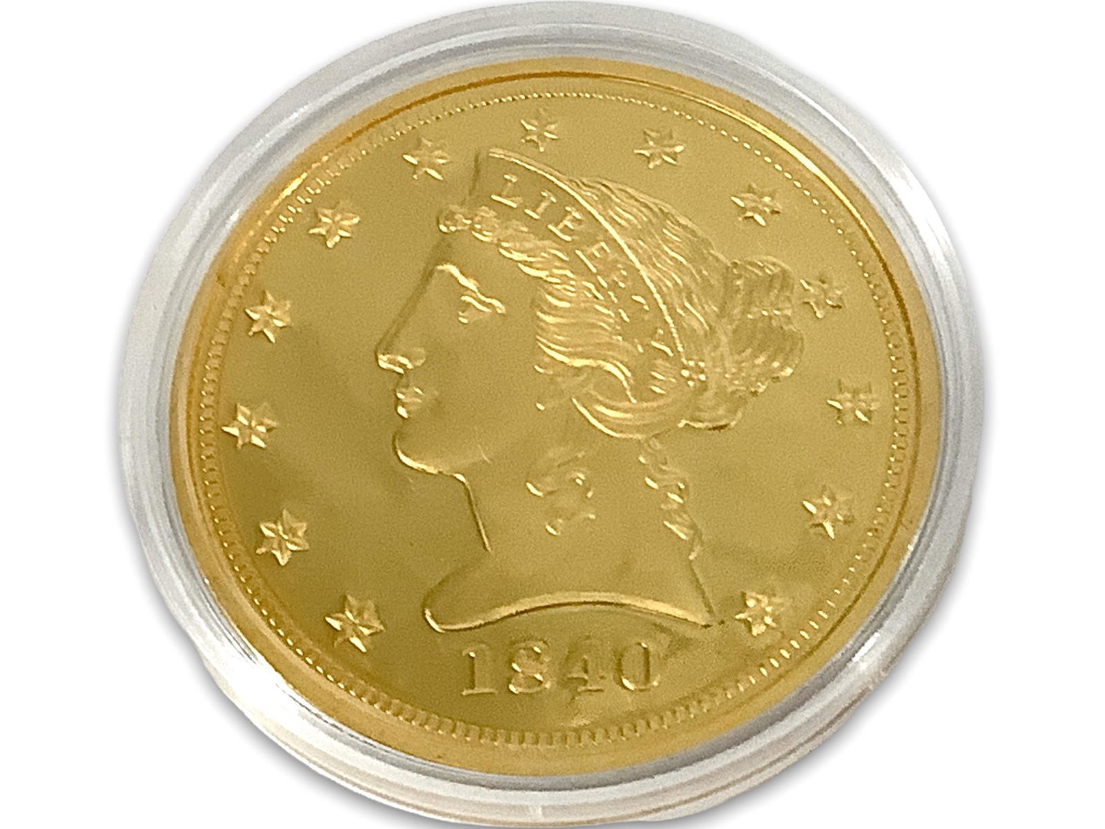 One Gold-Plated Replica Token (1 of 3)