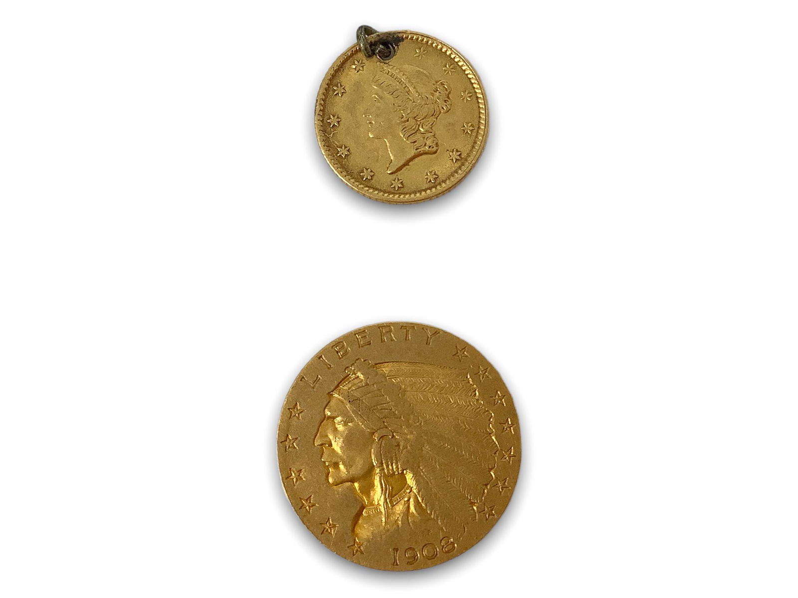 Two Gold Coins (U.S. Coins) (1 of 3)