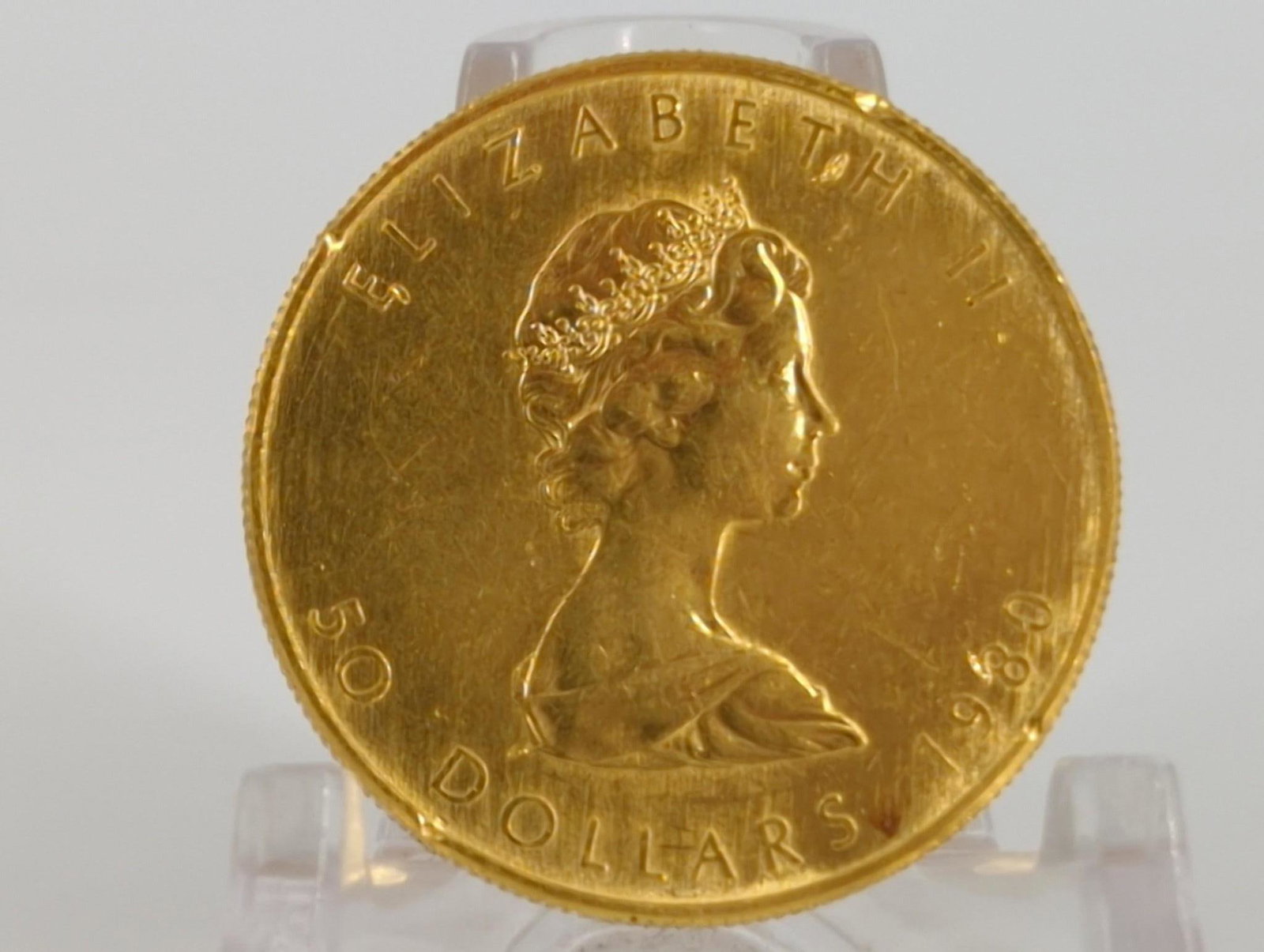 1980 Canadian Maple Leaf 1 oz. Gold Bullion Coin (1 of 4)