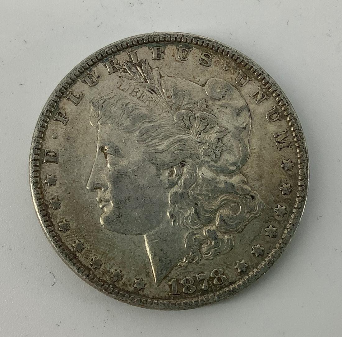 1878-P U.S. Silver Morgan Dollar Coin (1 of 2)