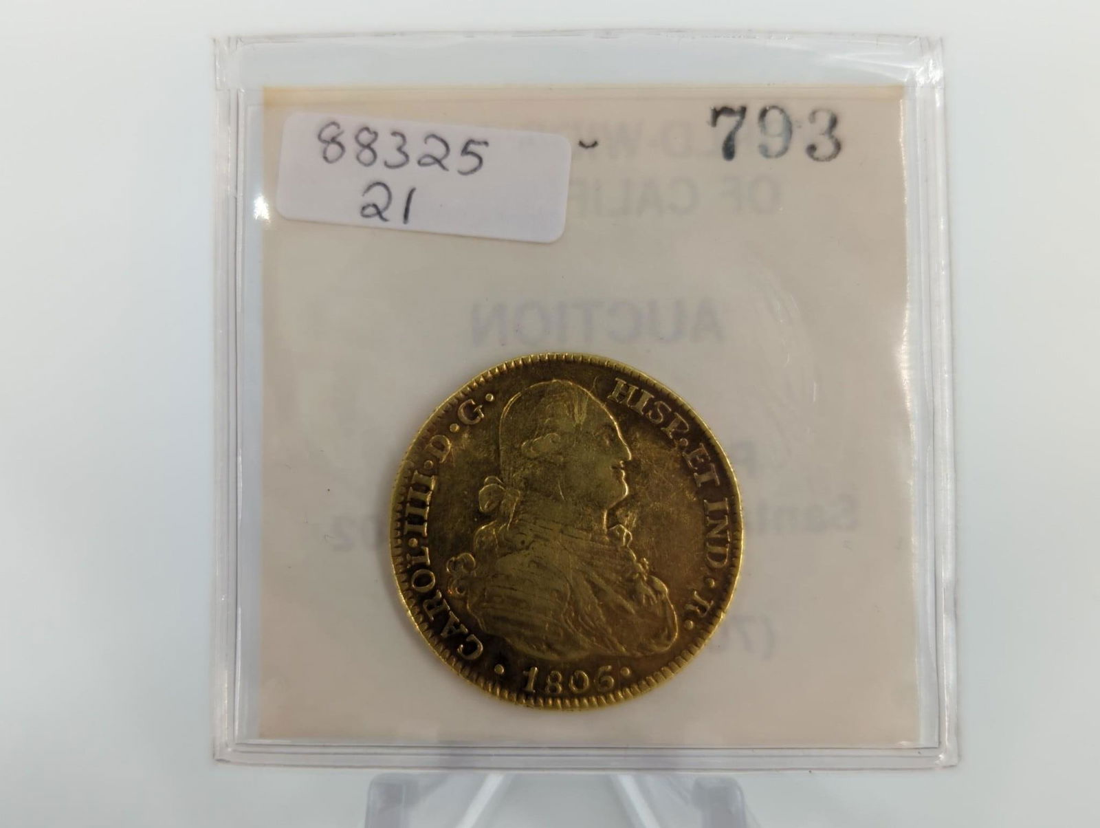 Mexico 1806 TH 4 Escudos Colonial Gold Coin (1 of 5)