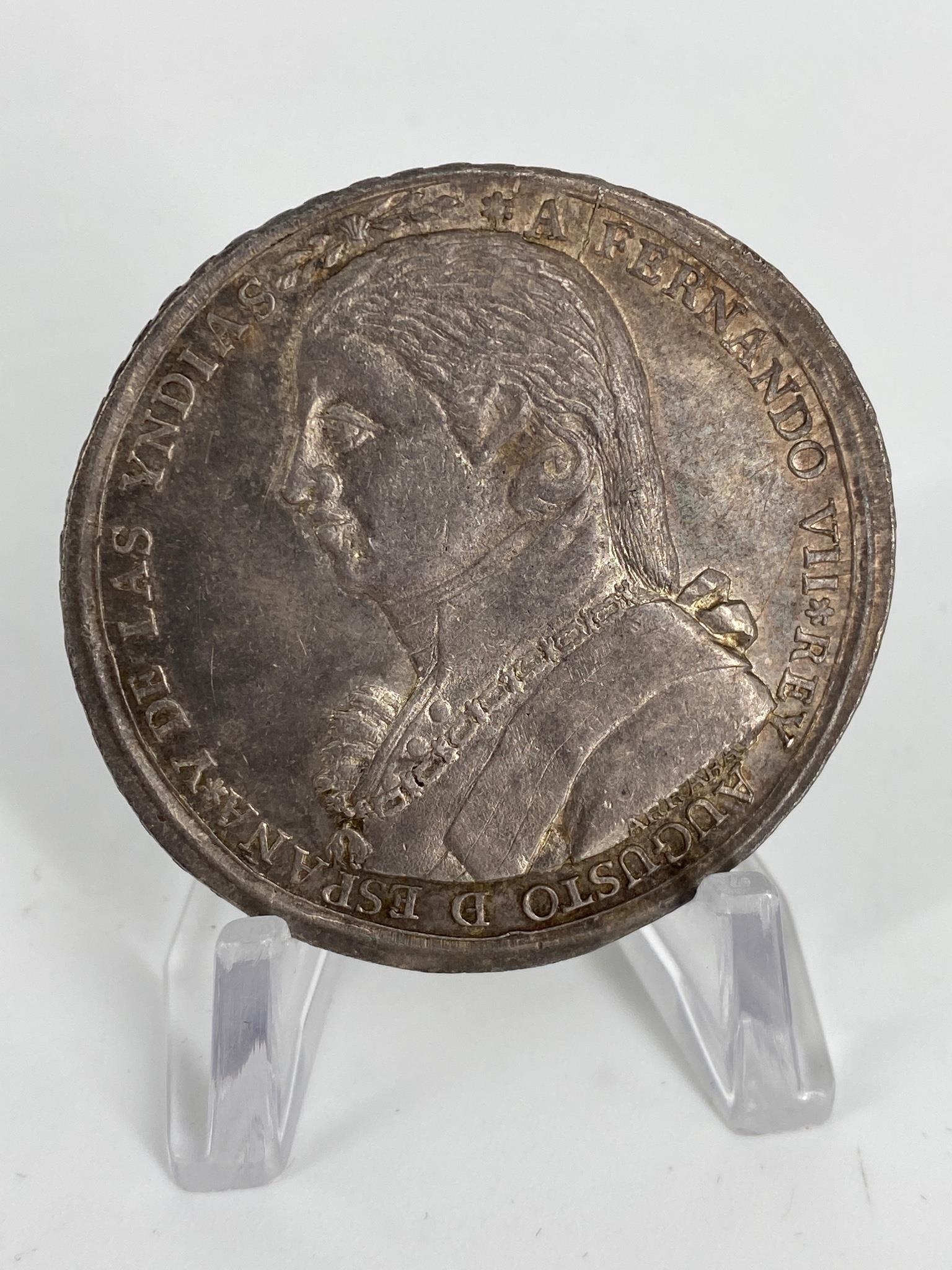 1808 Argentina/Buenos Aires Ferdinand VII Silver Proclamation Medal (1 of 2)