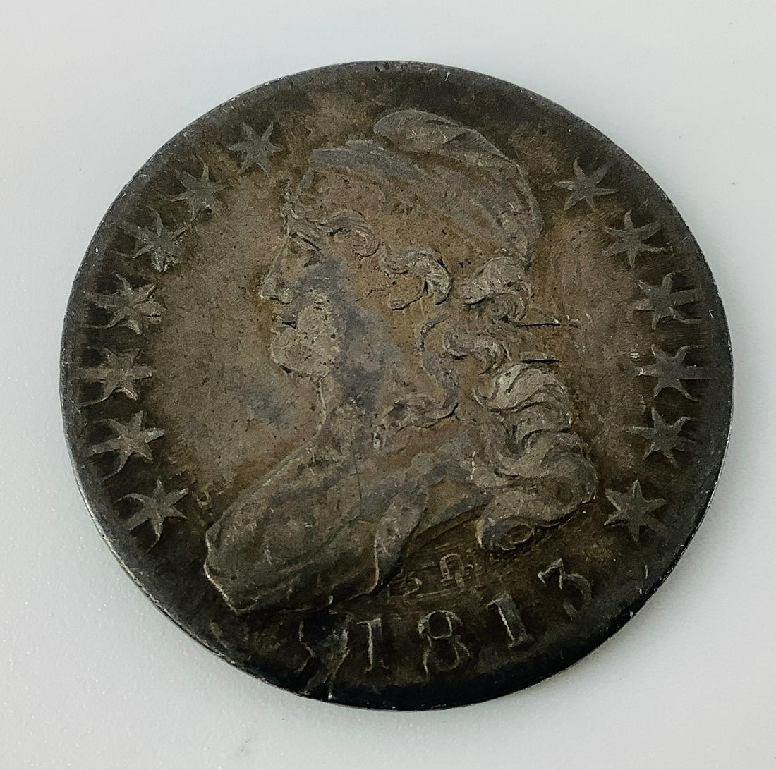 1813-P Capped Bust Silver Half Dollar - U.S. Coin (1 of 2)