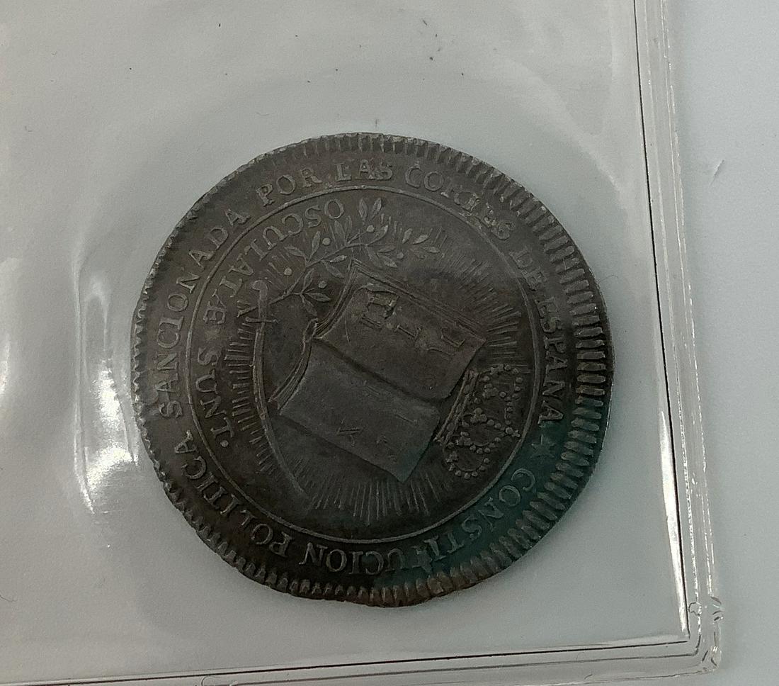 1812 Mexico Silver Proclamation Medal - Mexico City (1 of 2)