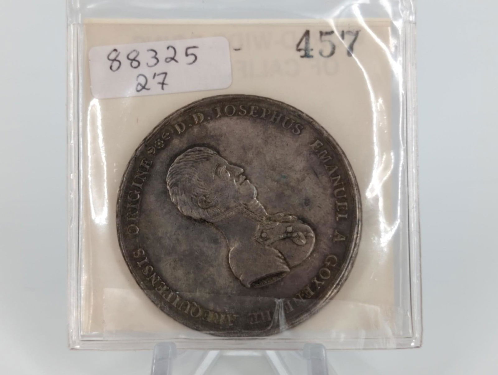 1811 Ferdinand VII Silver Potosi Proclamation Medal - Bolivia (1 of 5)