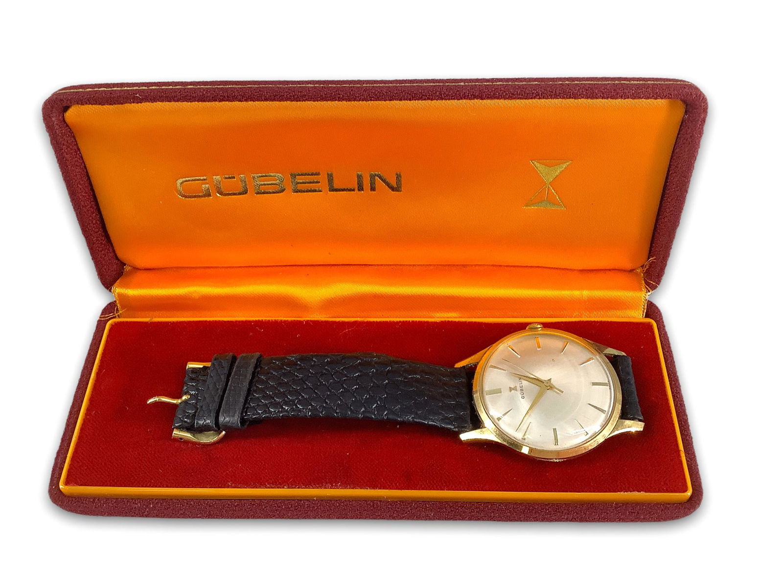 14kt Yellow Gold Gubelin Wrist Watch In a Branded Box (1 of 4)