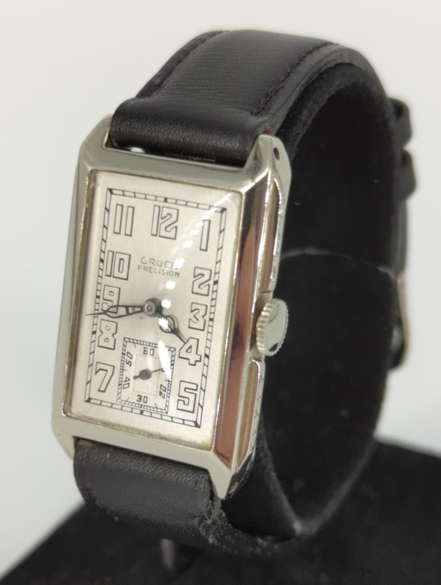 Vintage Gruen Precision Extra Wrist Watch with Gold Case (1 of 8)