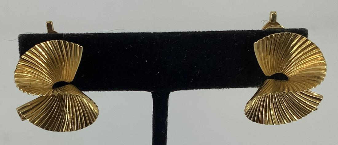 Pair of Tiffany & Co. 18kt Gold Earrings (1 of 3)