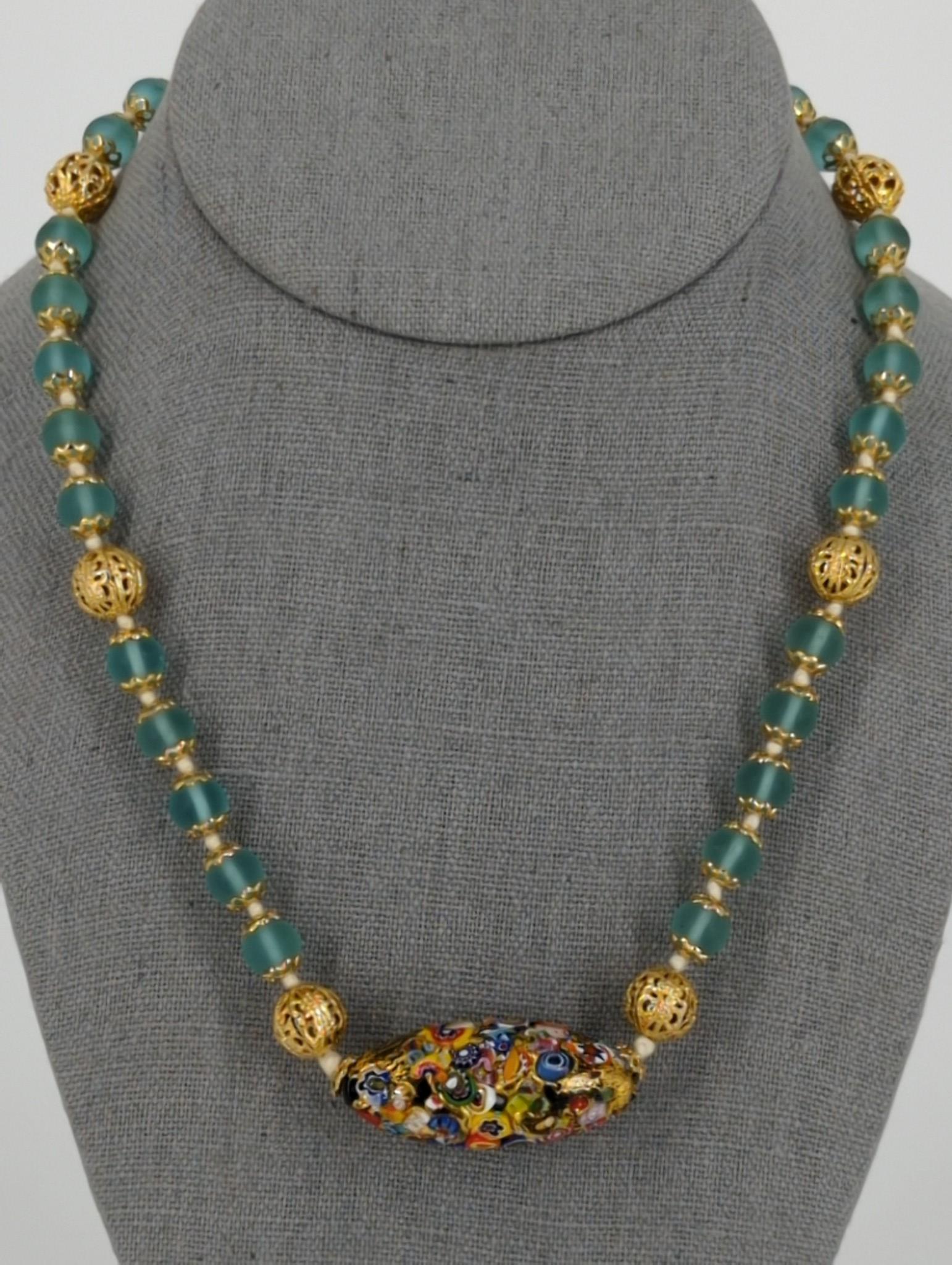 Unique Glass Necklace (1 of 3)