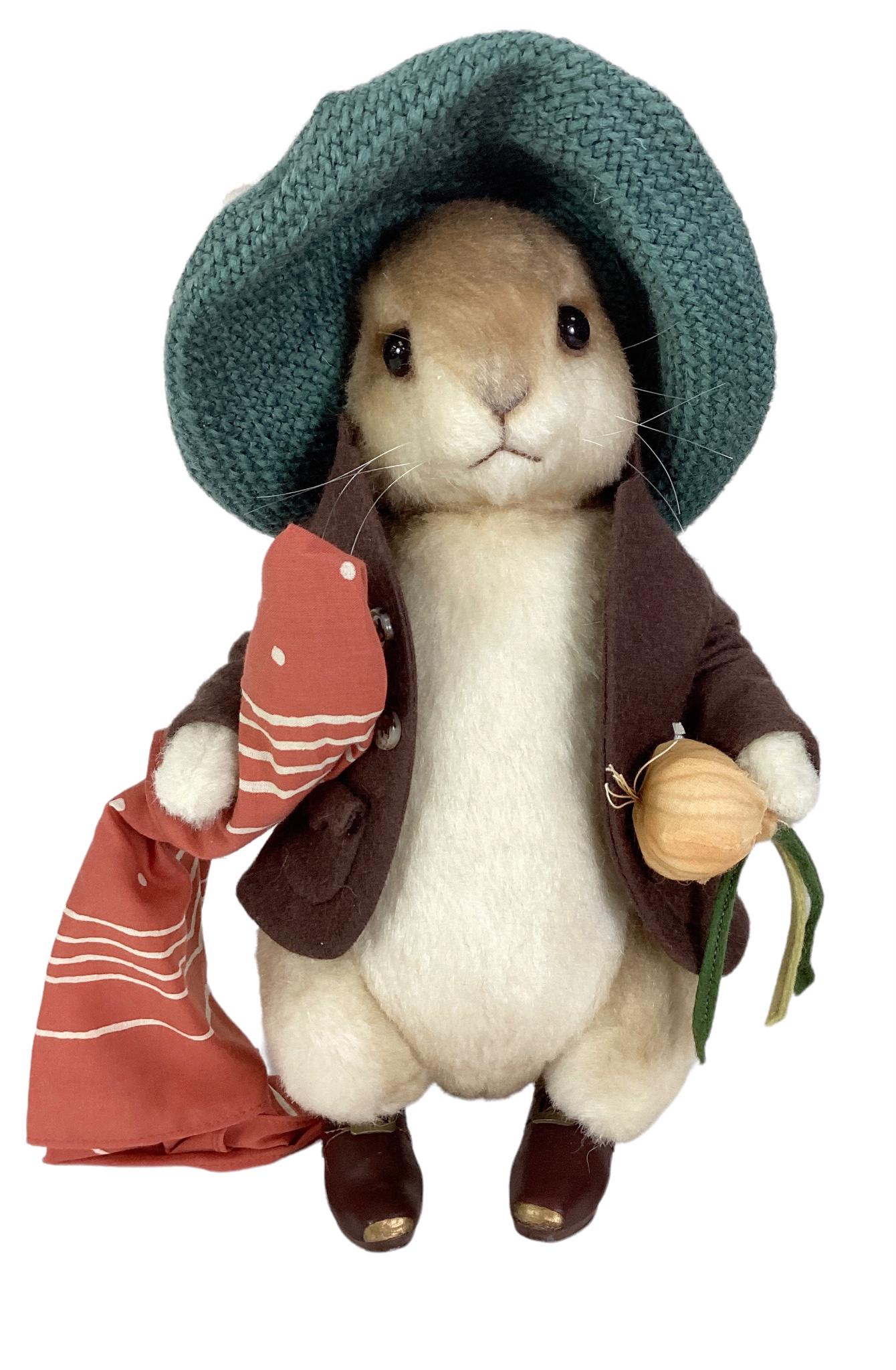 R. John Wright Dolls, Beatrix Potter Collection, "Benjamin Bunny" No.1041/1500. With COA and (1 of 4)