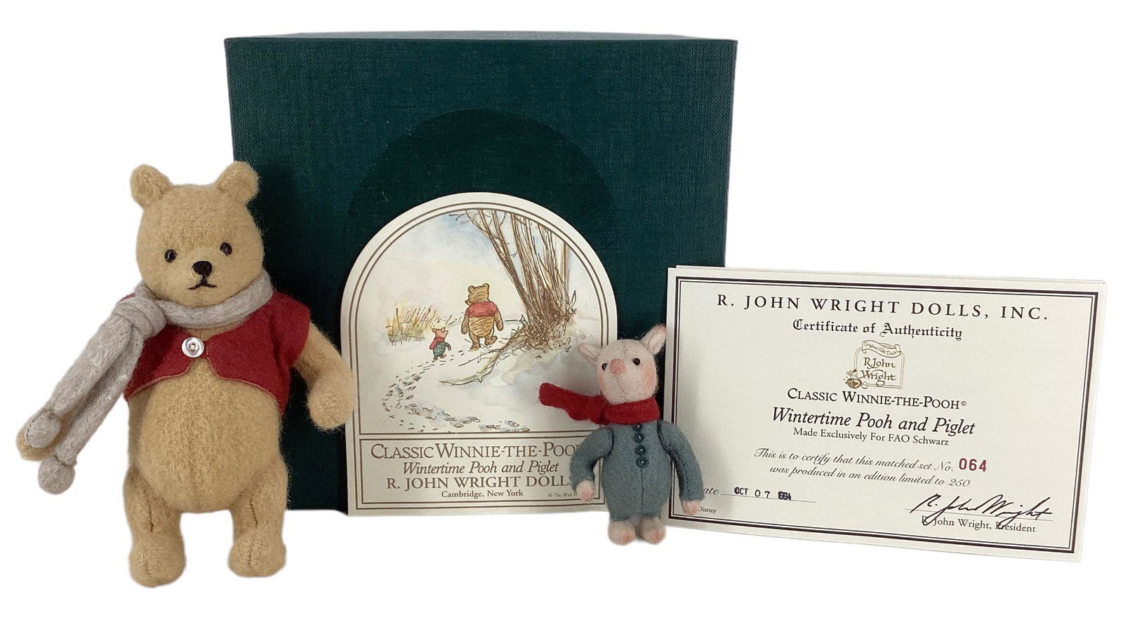 2 R. John Wright Dolls Winnie The Pooh