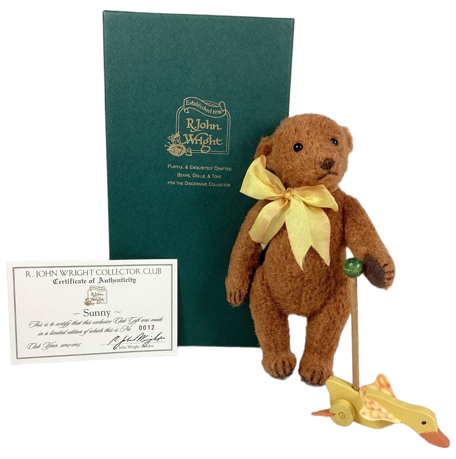 R. John Wright Dolls, "Sunny" No.0012 limited edition. With COA and original box. (1 of 3)