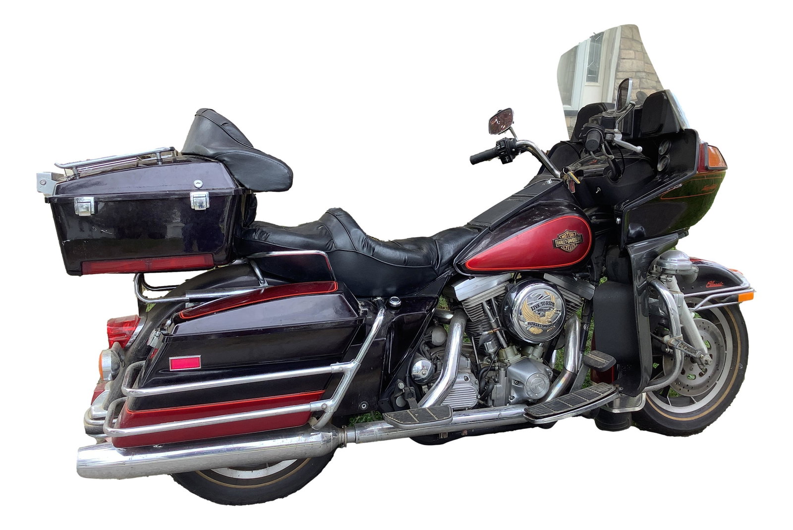 1987 Harley Davidson Model FLT Motorcycle 19,357 Actual Miles, Vin#1HD1DBL1XHY503801 (1 of 6)