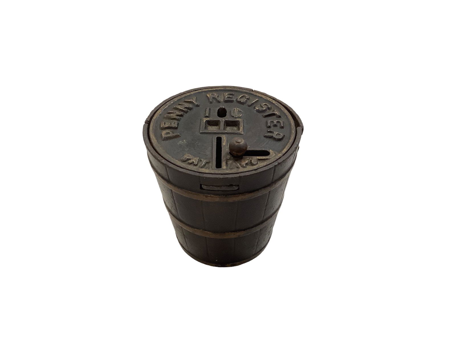 Cast iron still bank measuring 2.75" high (1 of 1)