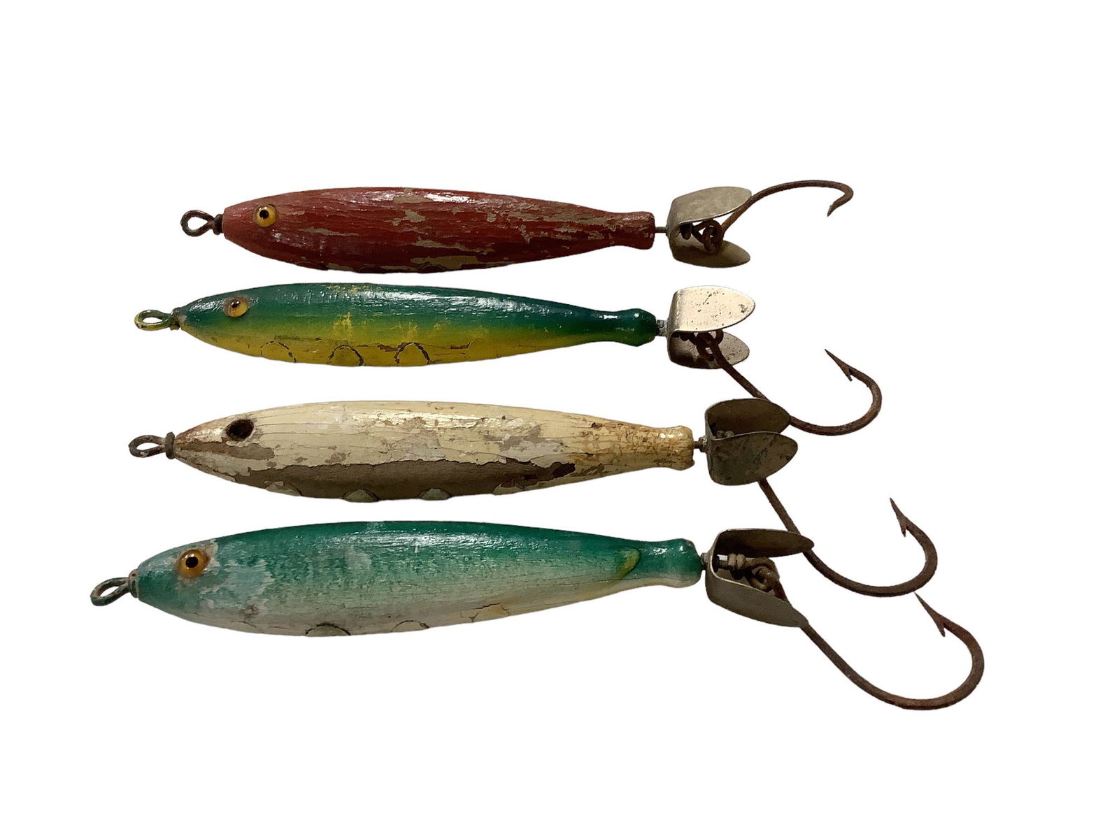 Lot of four Pflueger Catalina Minnows (1 of 1)