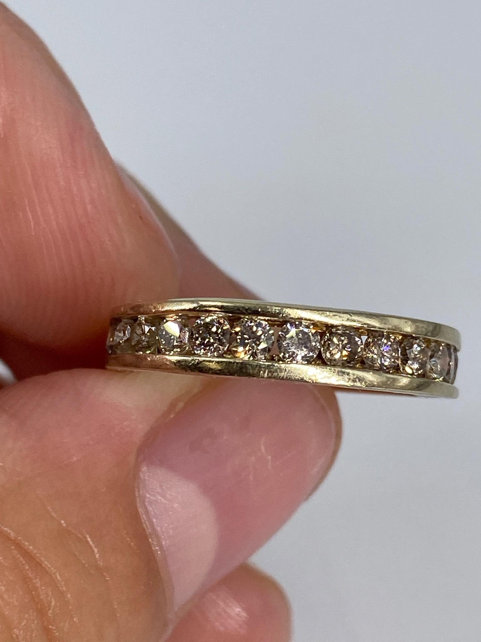 10kt Yellow Gold Diamond Ring (1 of 7)