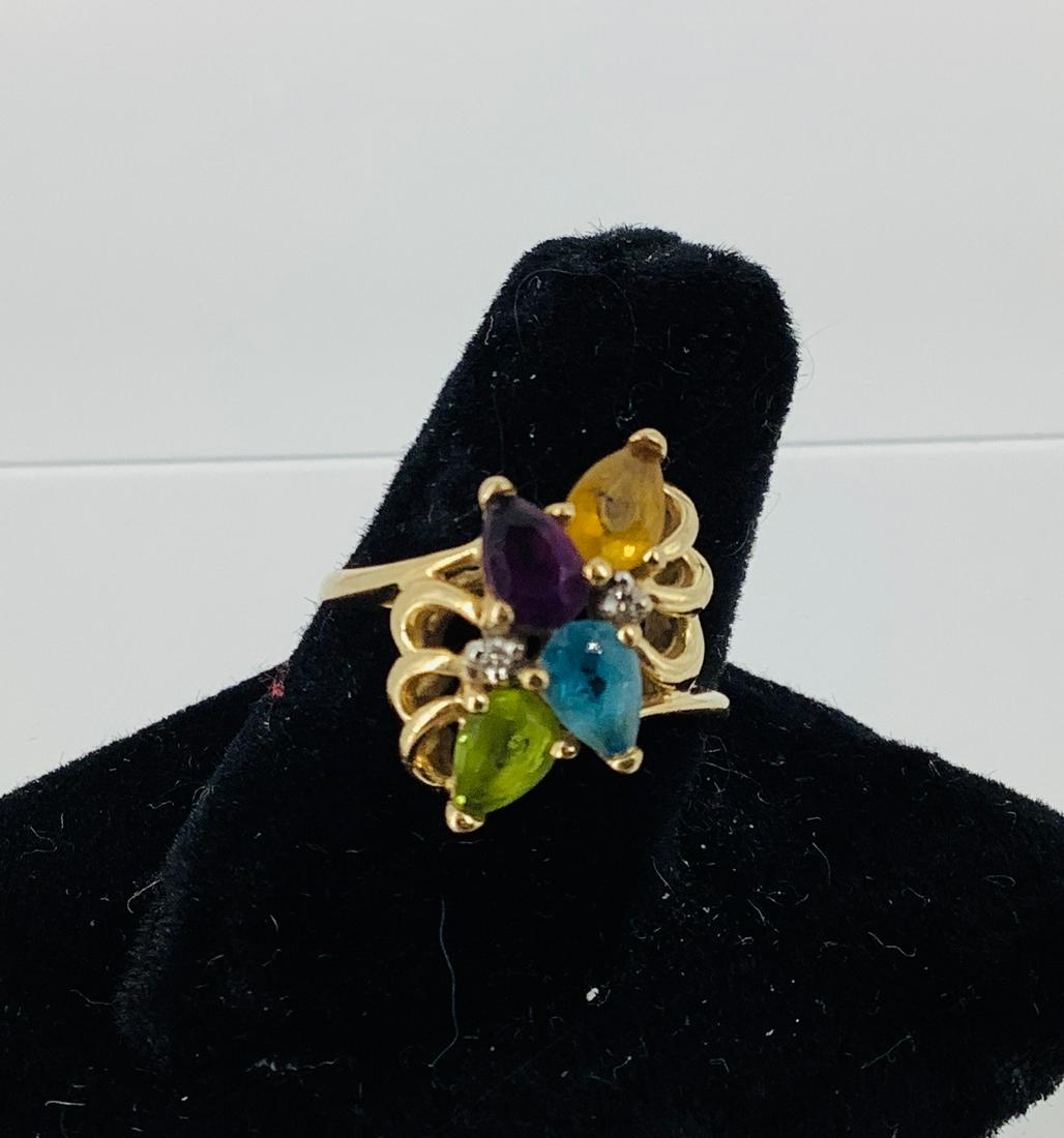 14kt Yellow Gold & Gemstone Ring (1 of 5)