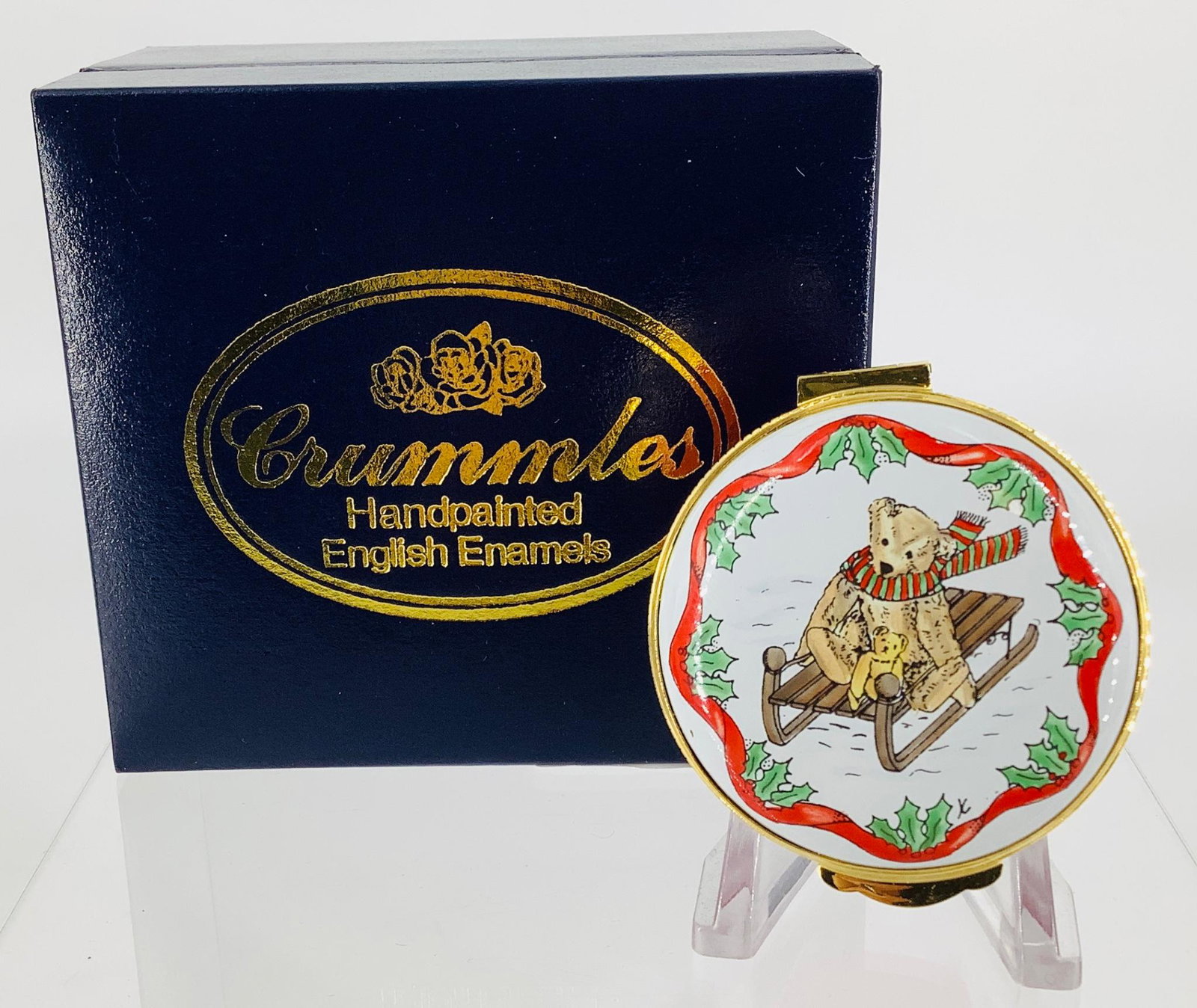 English Enamels by Crummles - Enamel Keepsake Box (1 of 2)