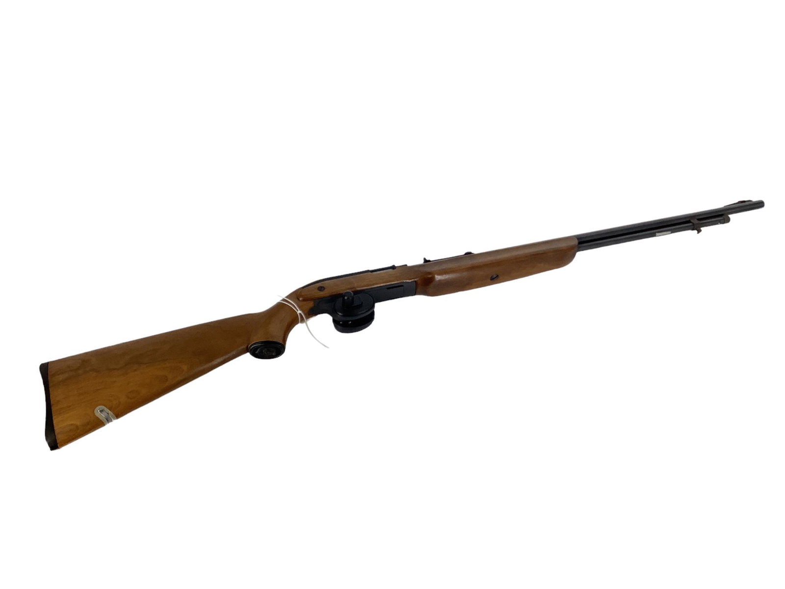J.C. Higgins (Sears) Model 30 .22 Caliber Rifle SN: None, including soft case, trigger lock installe: J.C. Higgins (Sears) Model 30 .22 Caliber Rifle SN: None, including soft case, trigger lock installed with no key.By bidding on this lot buyer accepts responsibility of knowledge of State and Federal 
