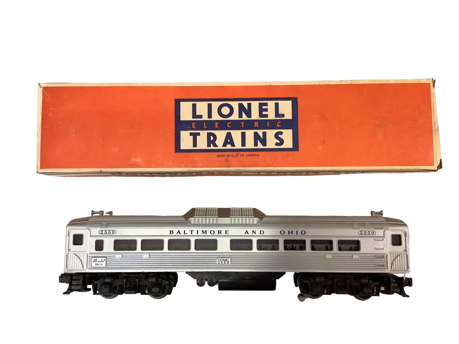 Lionel Post war #2559 B&O car "O" gauge (1 of 1)