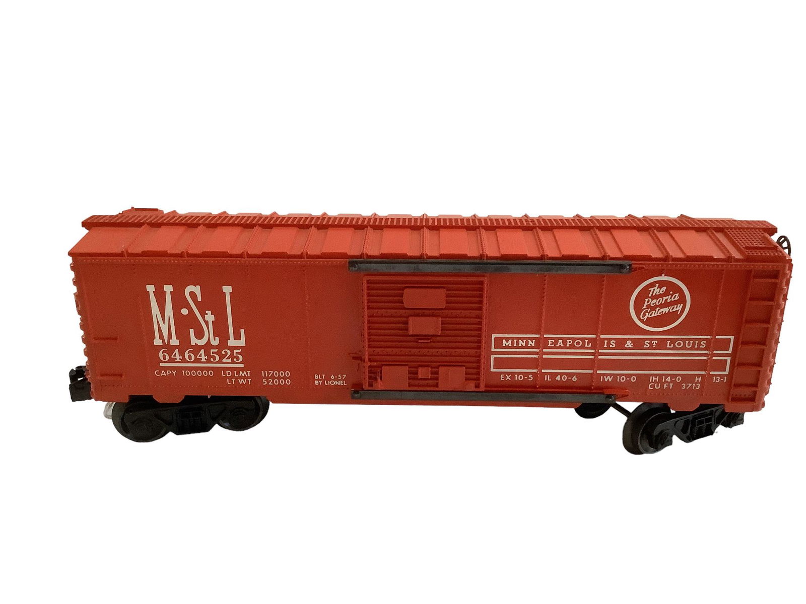 Lionel postwar 6464-525 M.StL boxcar (1 of 1)