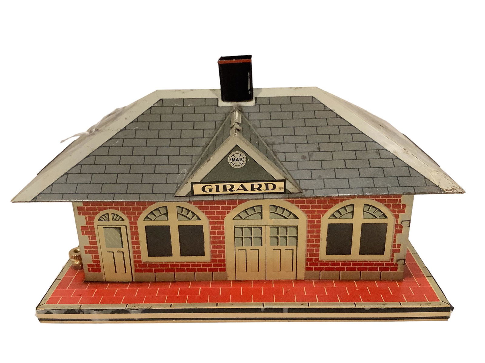 Marx Post War Accessories(2959) Gerard whistling station. (1 of 2)