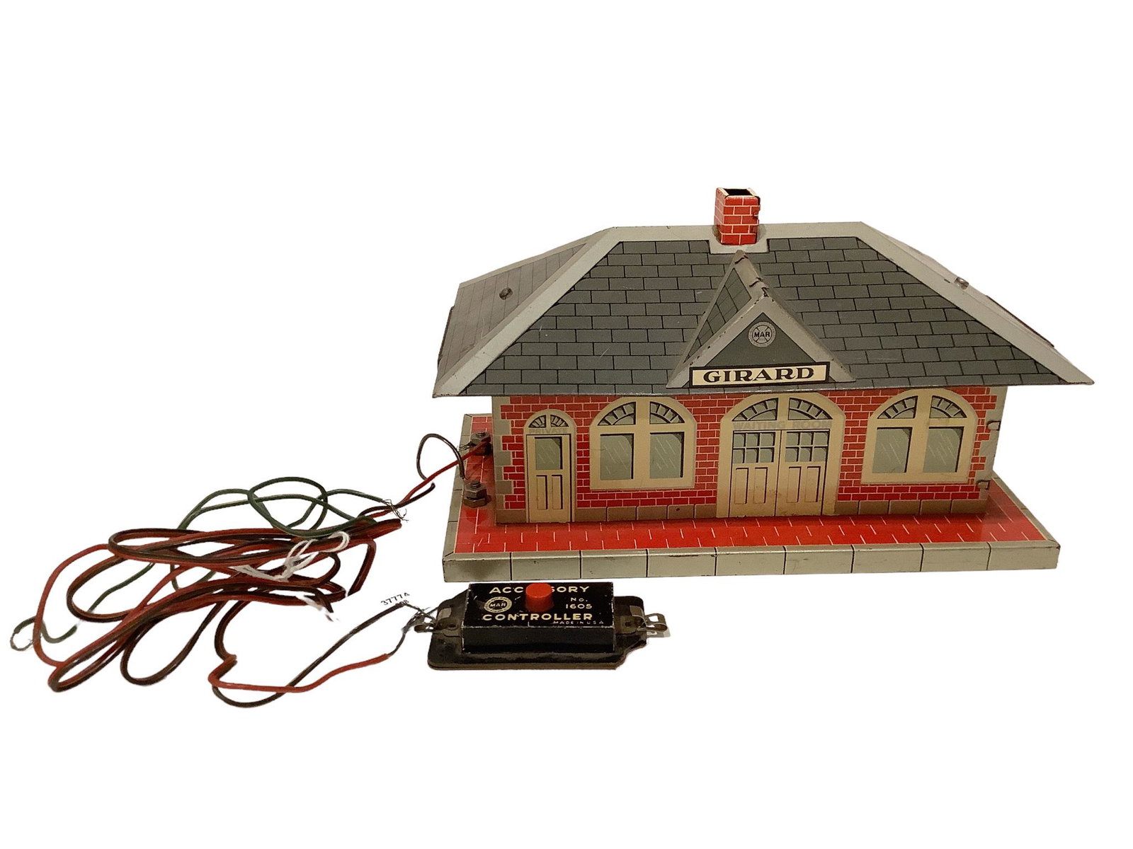 Marx Post War. Accessories(2959) Gerard whistling station. (1 of 2)