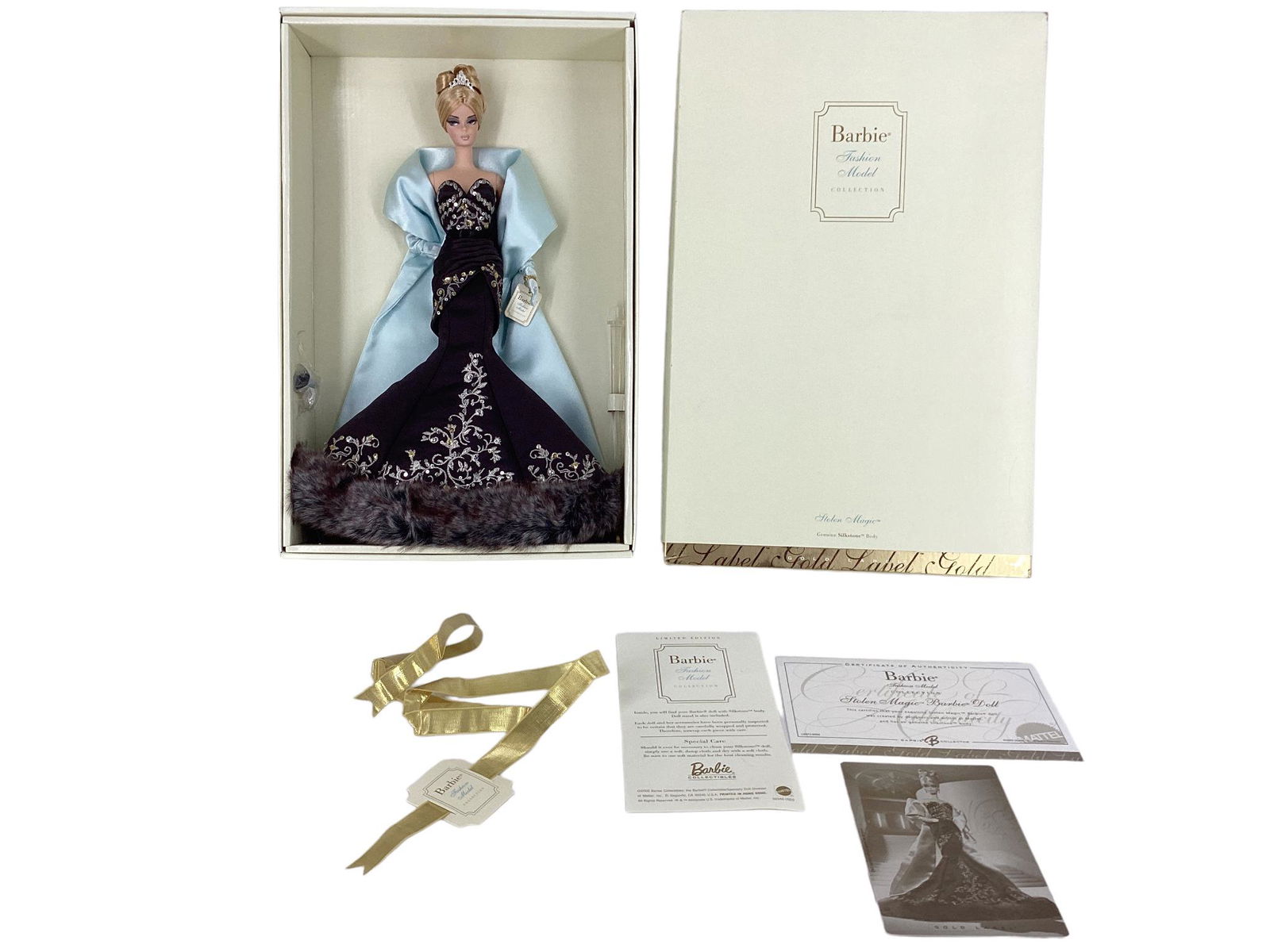 (1) BFMC STOLEN MAGIC BARBIE w/ genuine Silkstone Body wearing a gorgeous black strapless, mermaid (1 of 1)