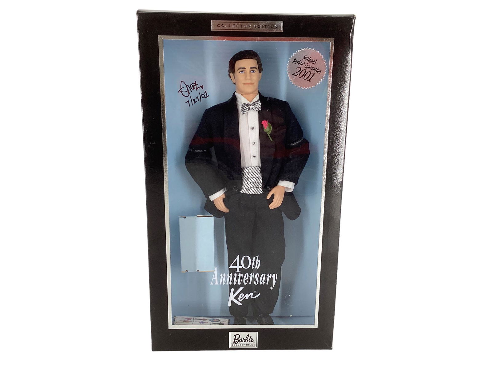(1) 40th ANNIVERSARY KEN made for the National Barbie Convention of 2001. Signed by Shaz a Mattel (1 of 2)