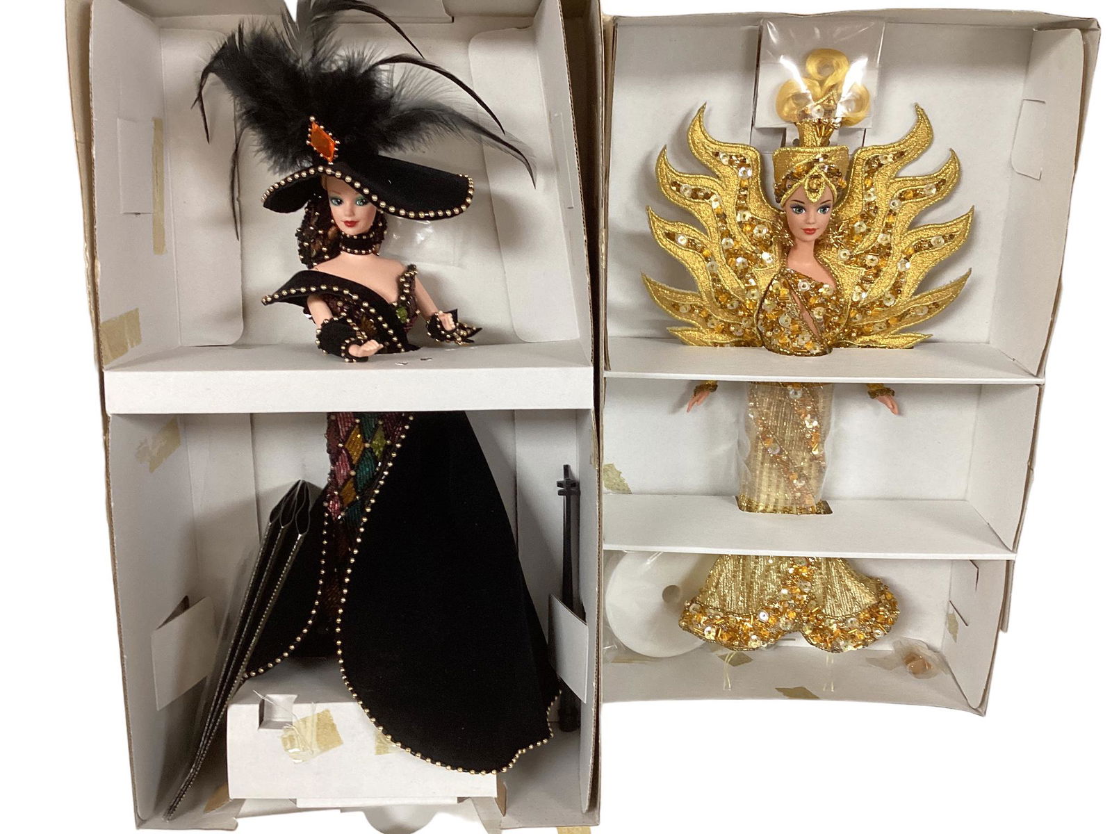 Collection of (2) Bob Mackie Barbies including Goddess of the Sun & Masquerade Ball (1 of 3)