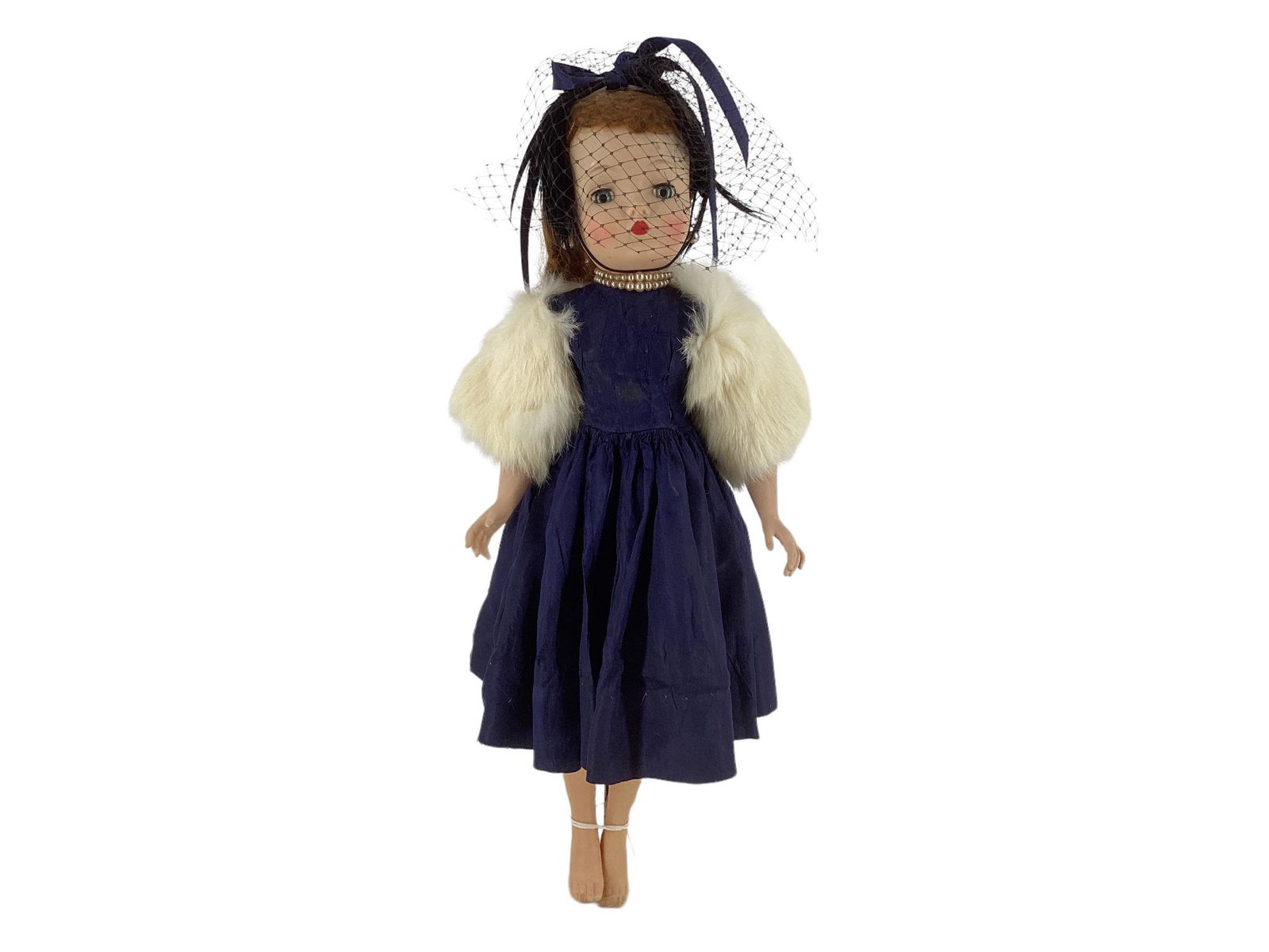 Madame Alexander Cissy. 20" high heel doll with hard plastic head, saran wig, sleep eyes, pierced (1 of 3)