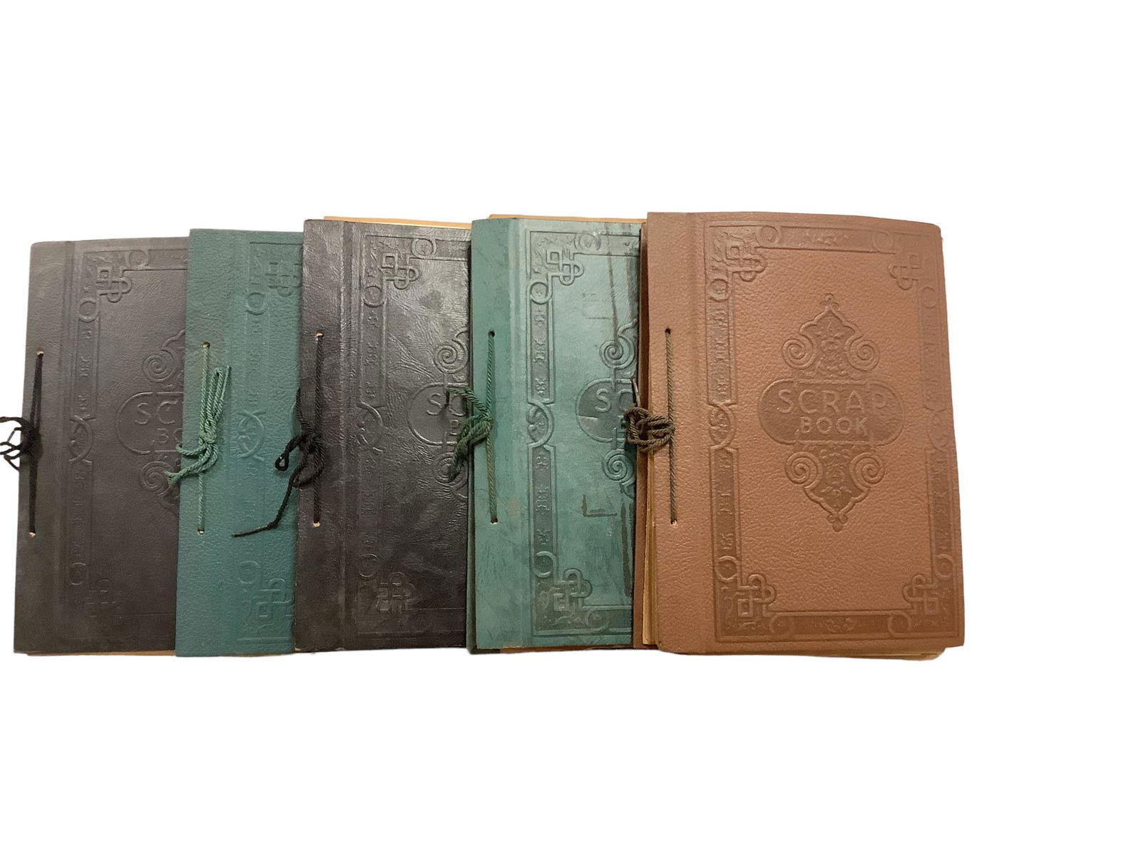 Lot of five WWII era scrapbooks created by an active duty soldier from Blacklick, Oh. between 1943 (1 of 4)