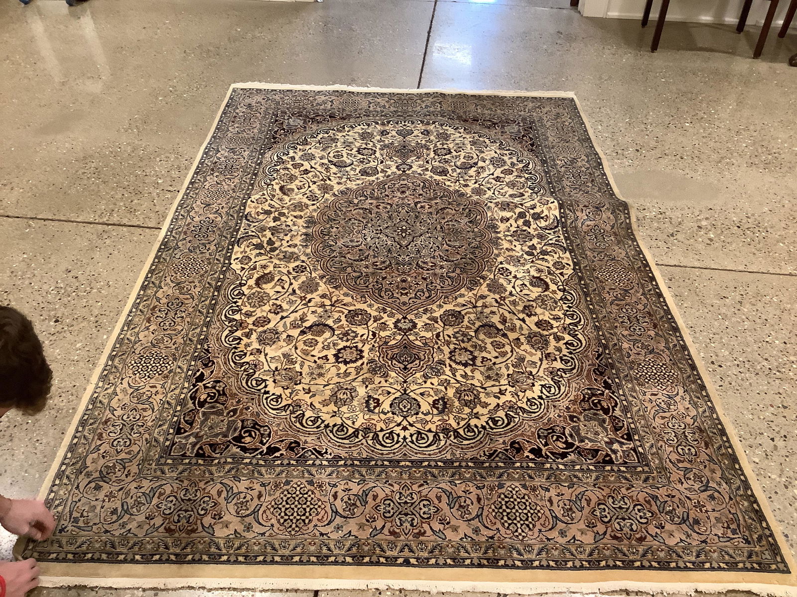 16/18 fine quality Persian Pakistani rug. 6x 9.2 (1 of 6)