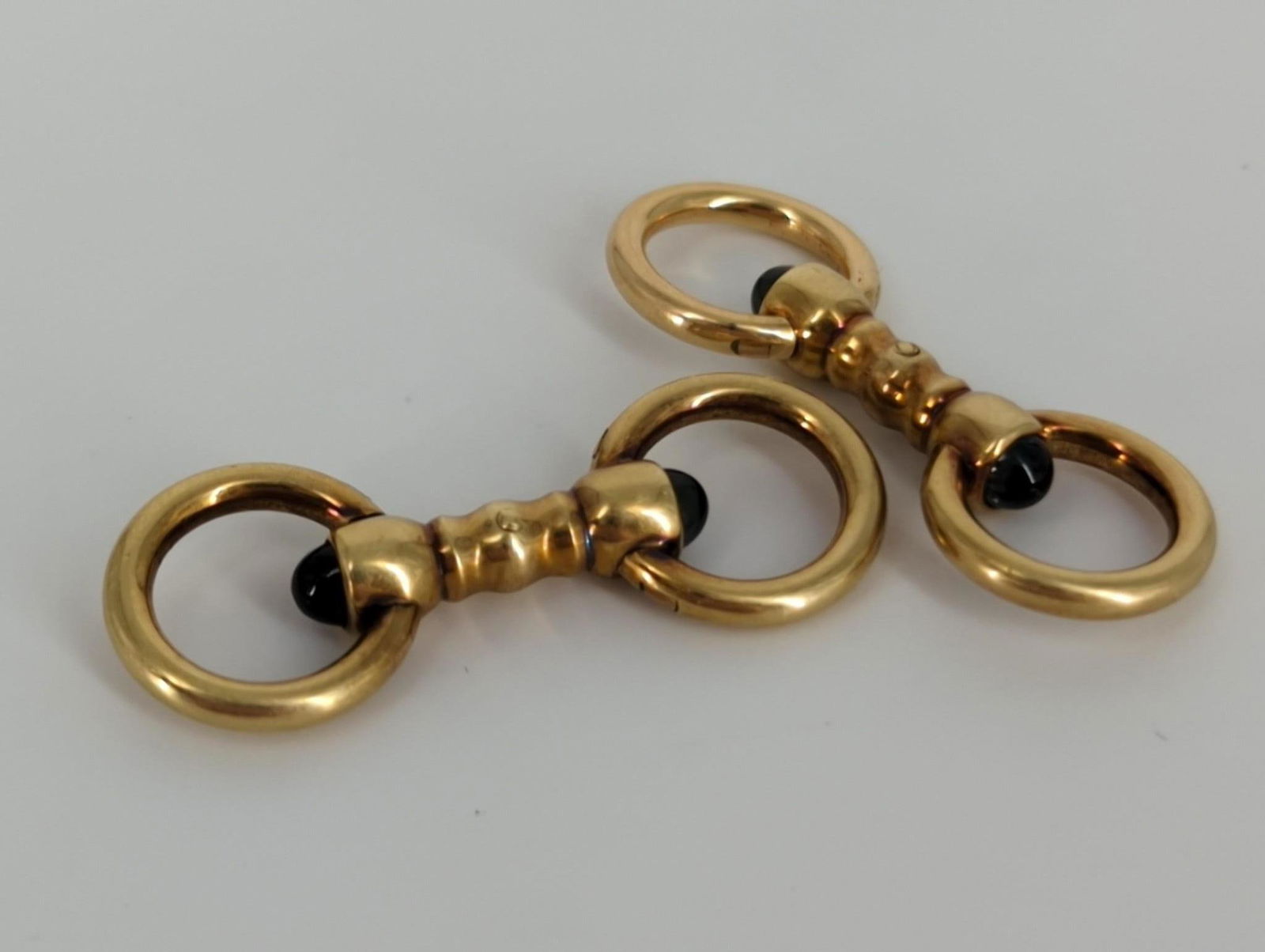 Two 14kt Yellow Gold Links For French Cuffs (1 of 3)