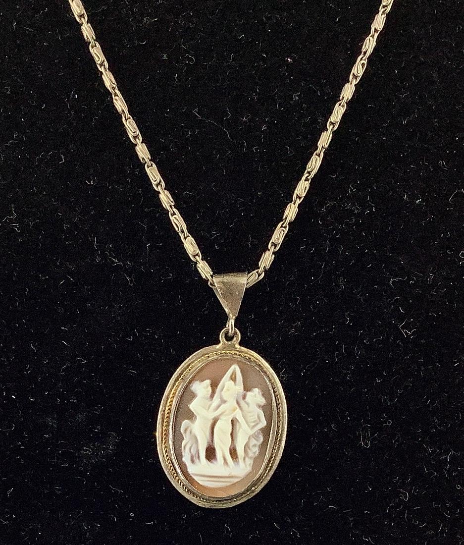 Three Graces Cameo on Silver Chain (1 of 5)