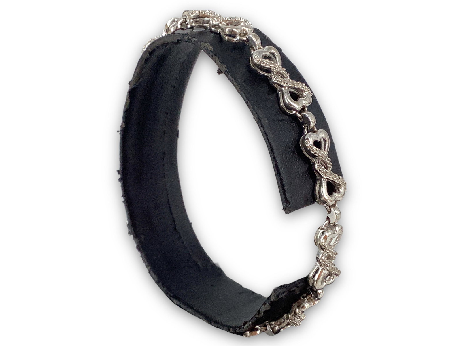 Sterling Silver Diamond Bracelet (1 of 4)