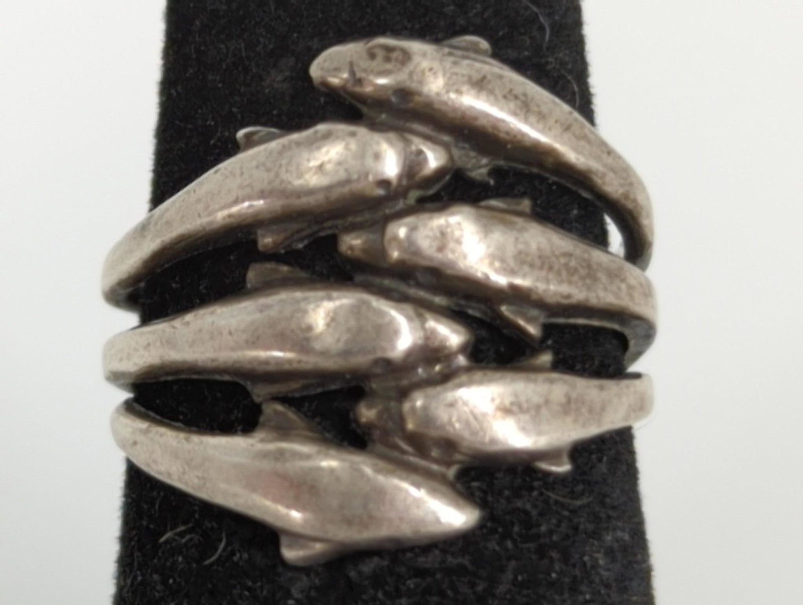 Sterling Silver Dolphins Ring (1 of 6)