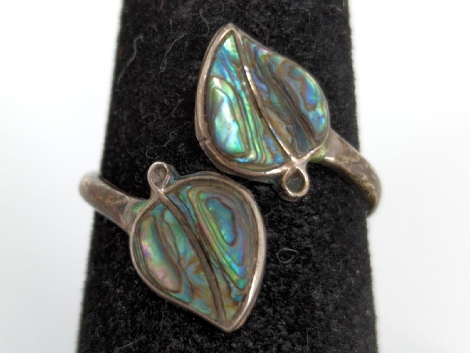 Sterling Silver and Abalone Shell Ring (1 of 5)