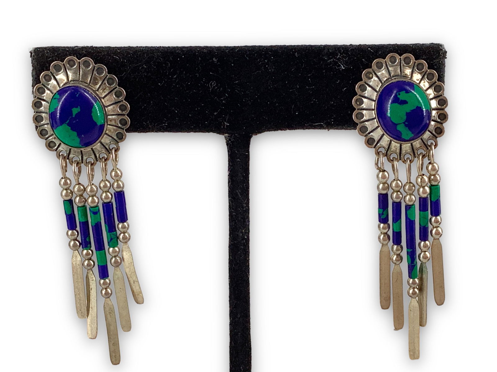 Sterling Sivler Southwestern Style Earrings (1 of 5)