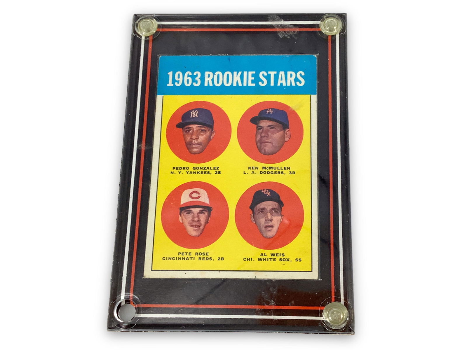 1963 Rookie Stars Topps 537 Baseball Card in Case (1 of 2)