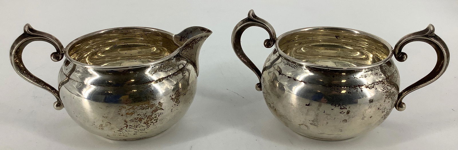 Gorham 910 Sterling Silver Cream & Sugar Set (1 of 6)